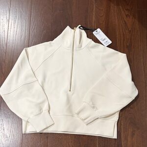 NWT Varley Milano Half Zip Sweatshirt